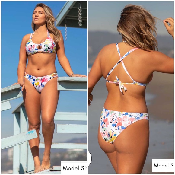 Voda Swim Peekaboo Push Up Bikini (NWOT)